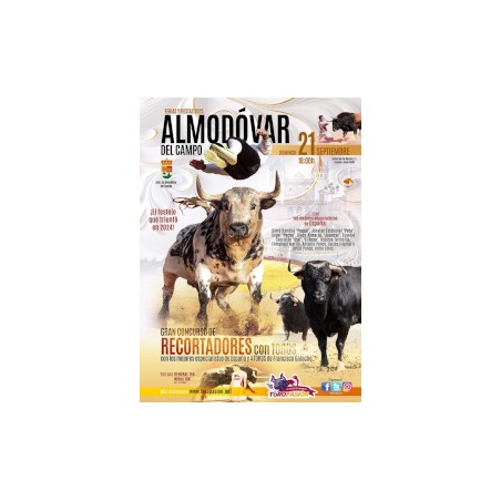 Concurso Recortadores - 21 de Septiembre - Domingo - Entrada Toros Almodóvar del Campo 2025