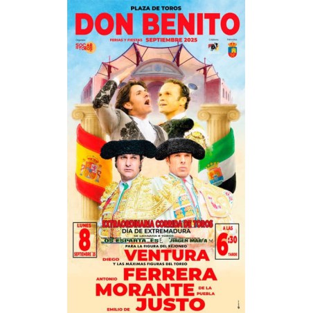 Corrida de Toros Mixta - 8 de Septiembre - Lunes - Entrada Toros Don Benito 2025