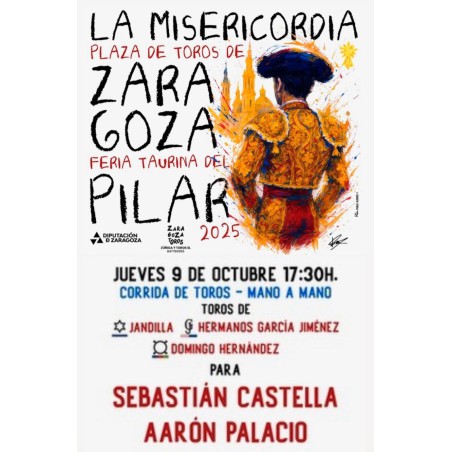 Corrida de Toros - 9 de Octubre - Jueves - Entrada Toros Zaragoza 2025 - Feria Taurina del Pilar 2025