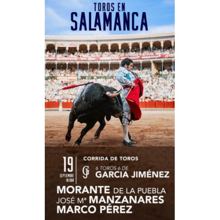 Corrida de Toros - 19 de Septiembre - Viernes - Entrada Toros Salamanca 2025 - Feria Taurina Virgen de la Vega 2025