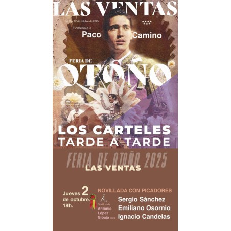 Novillada con Picadores - 2 de Octubre - Jueves - Entrada Toros Madrid 2025 - Las Ventas 2025 - Feria de Otoño 2025