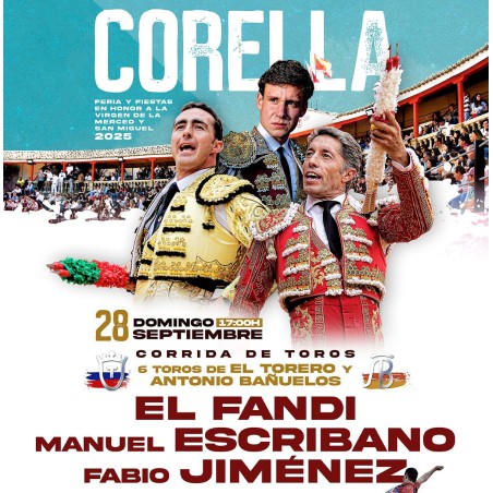 Corrida de Toros  - 28 de Septiembre - Domingo - Entrada Toros Corella 2025 - Feria Taurina 2025
