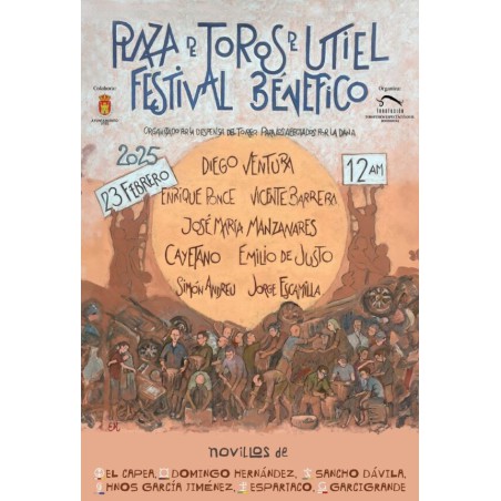 Festival Taurino Benéfico - 23 de Febrero - Domingo - Entrada Toros Utiel 2025