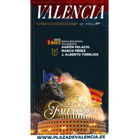 Novillada con Picadores - 8 de Marzo - Sábado - Entrada Toros Valencia - Feria de Fallas 2025