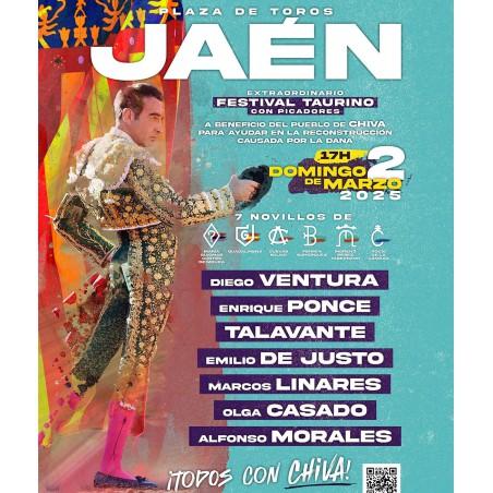 Festival Benéfico Taurino - 2 de Marzo - Domingo - Entrada Toros Jaén 2025