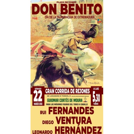 Corrida de Rejones - 22 de Marzo - Sábado - Entrada Toros Don Benito 2025