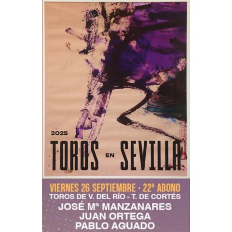 Corrida de Toros - 26 de septiembre - Viernes - Entrada Toros Sevilla - La Maestranza - Feria de San Miguel 2025