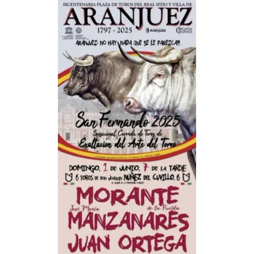 Corrida de Toros 1 de Junio...