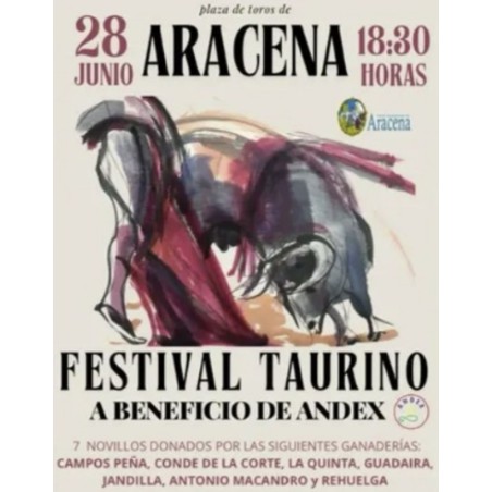 Festival Taurino - 28 de Junio - Sábado - Entrada Toros Aracena 2025