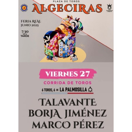 copy of Corrida de Toros - 27 de Junio - Jueves - Entradas de Toros Algeciras 2024 - Feria Real