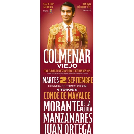 Corrida de Toros - 2 de Septiembre - Martes - Entrada Toros Colmenar Viejo 2025 - Feria Taurina Señora de los Remedios 2025