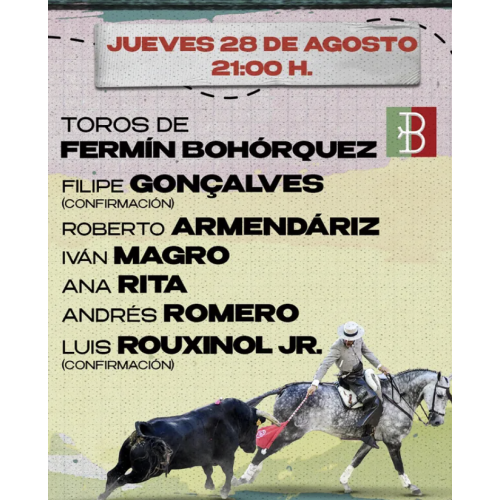 Corrida de Rejones - 28 de...